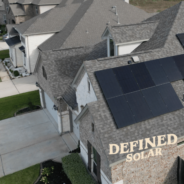 Meyer Burger Solar panels installed on house in Houston Texas